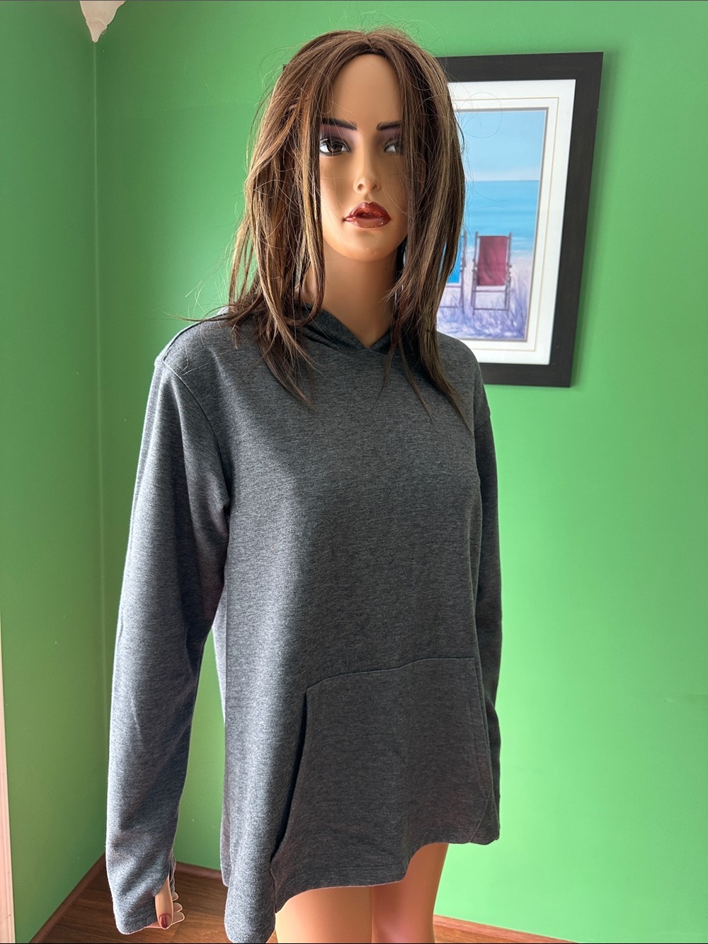 ⚫️⚫️NWOT Avalanche Women's Charcoal Gray Hooded Pullover⚫️⚫️
